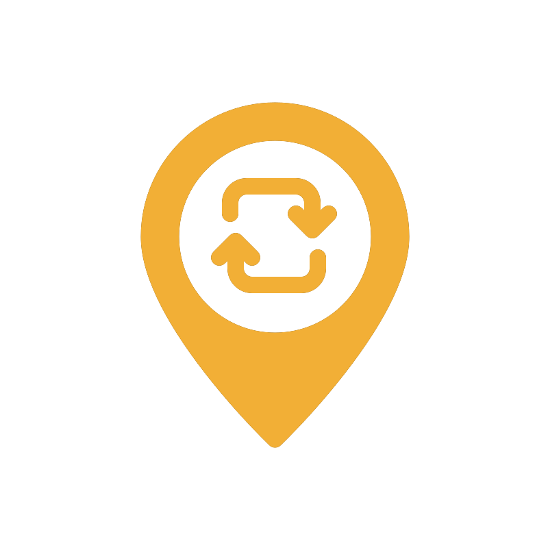 Ícono de reubicación